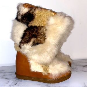 Girls Coach Leather Boots